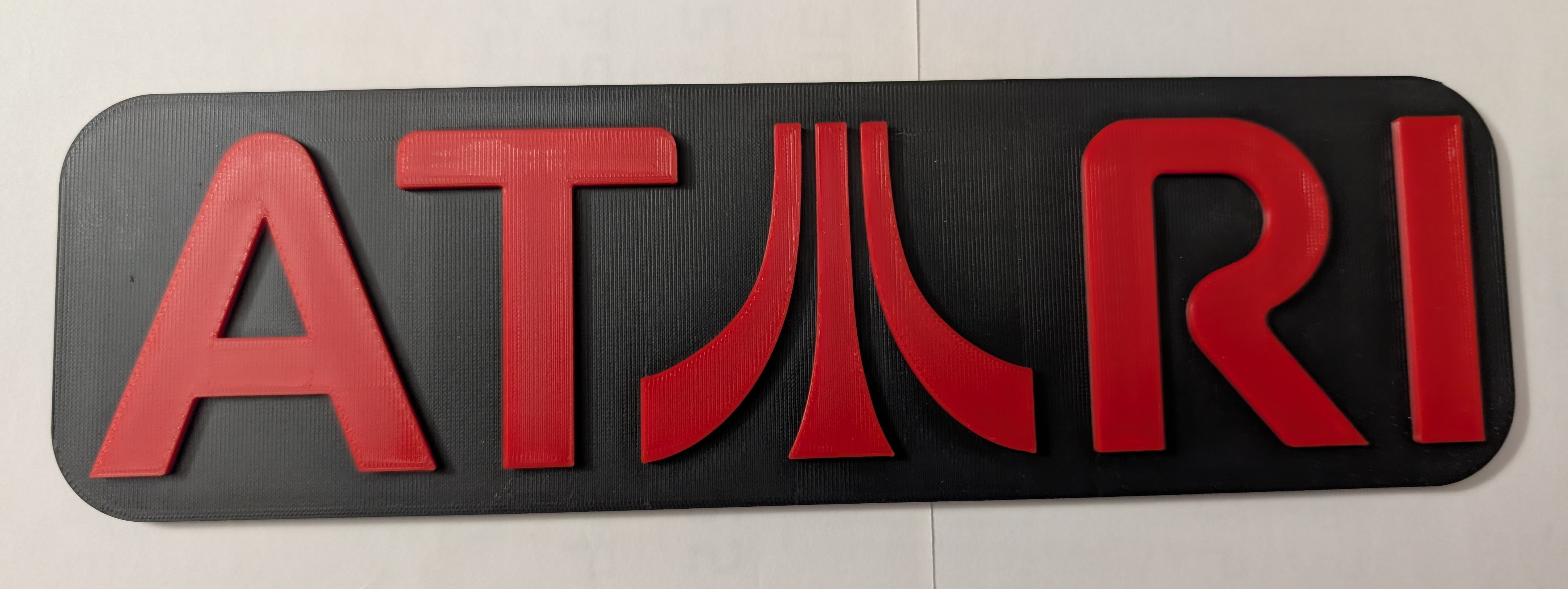 Miniatura 2 do modelo 3D Atari Logo Sign