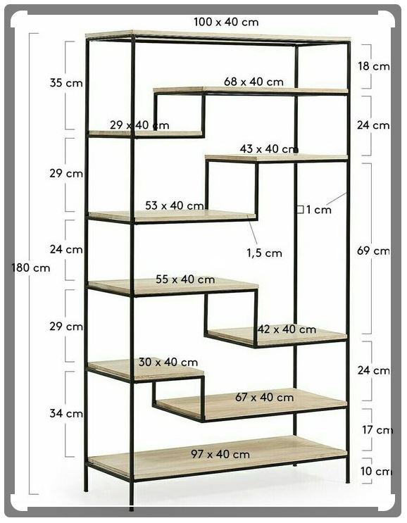 Modern Staircase Shelf – Decorative Scale Model