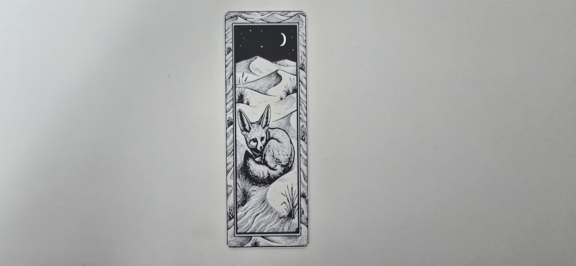 Desert Fennec Fox Night Bookmark