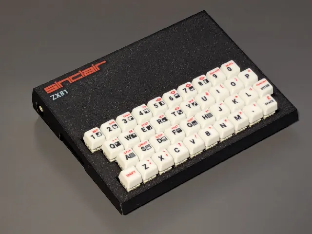 Sinclair ZX81 Mechanical Keyboard Case and Keycaps