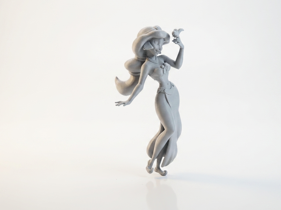 Princess Jasmine Figurine Animation 3D Printable
