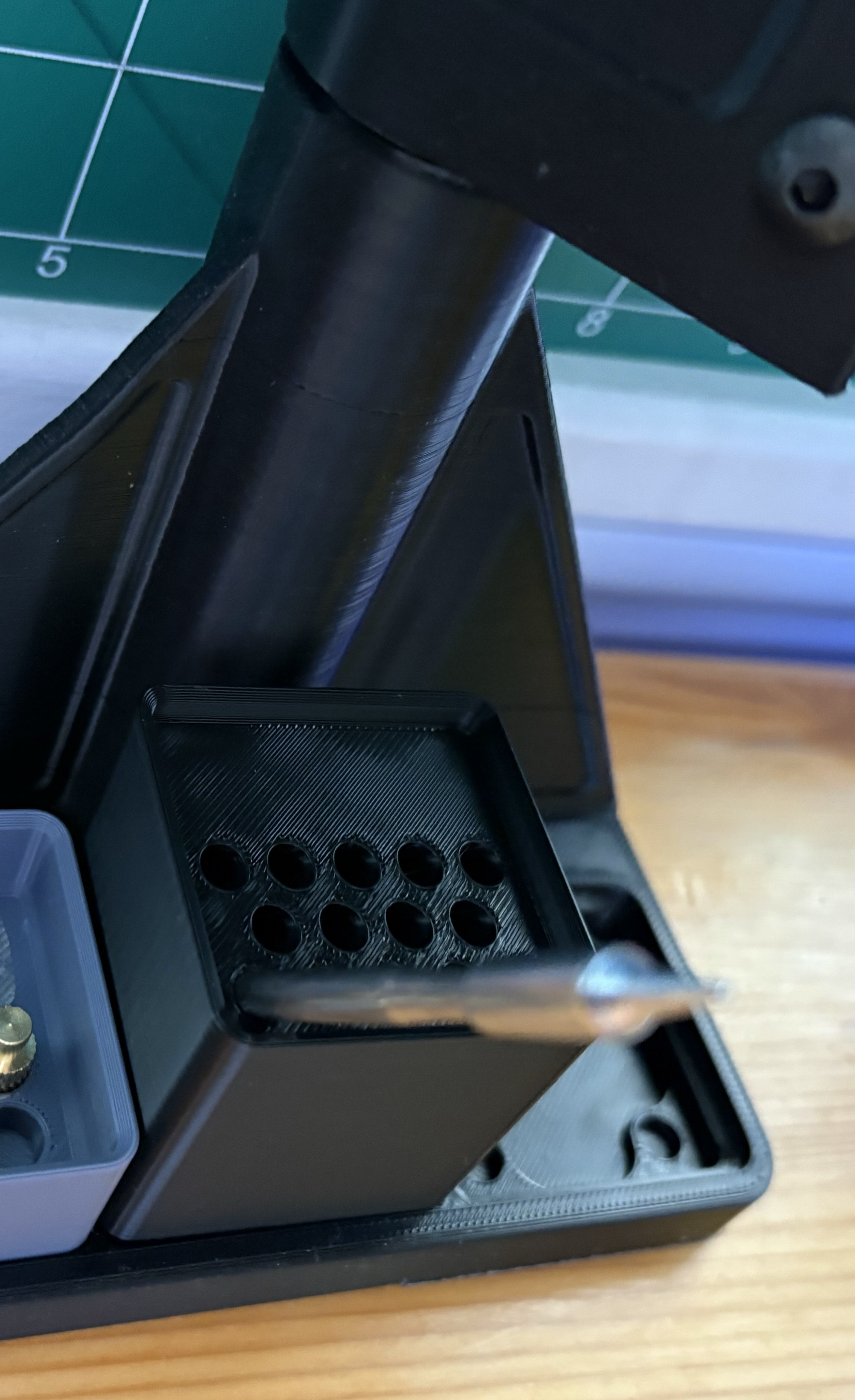 Angled C245 Gridfinity holder 3D model