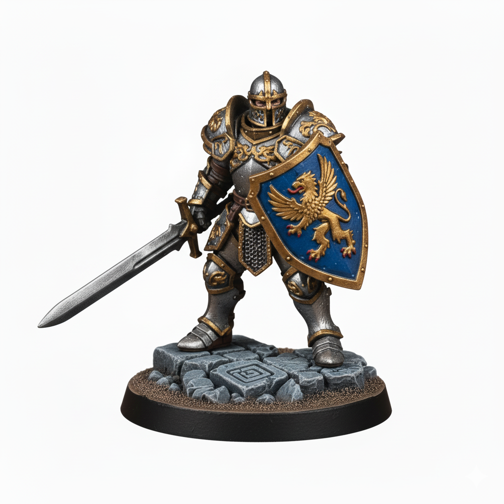 D&D Miniature: Heroic Knight