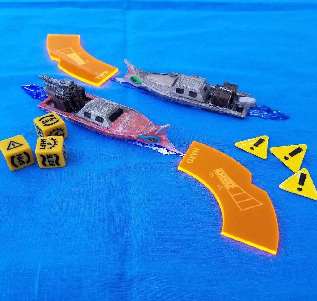 Post-Apocalyptic Trireme for BOATLANDS (Gaslands)