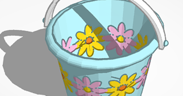 swimming pool toy bucket by Nick the builder | Download free STL model ...