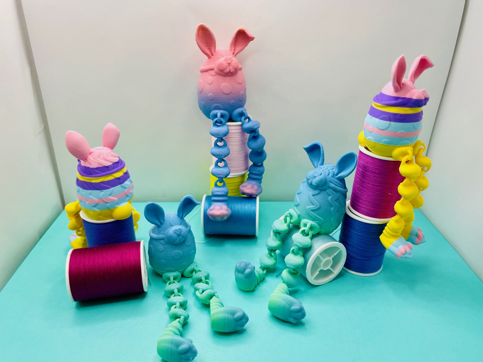 Miniatura 6 do modelo 3D Easter Bunny Mask Egg Flexis!!!