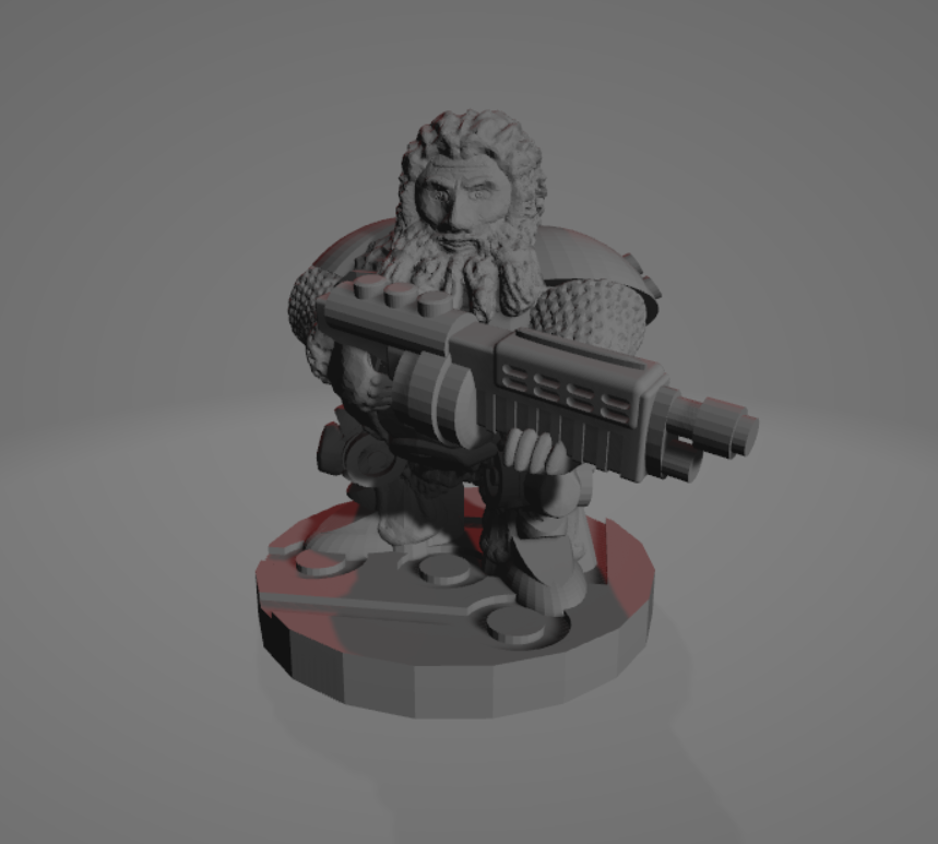 Space Dwarf With Shotgun