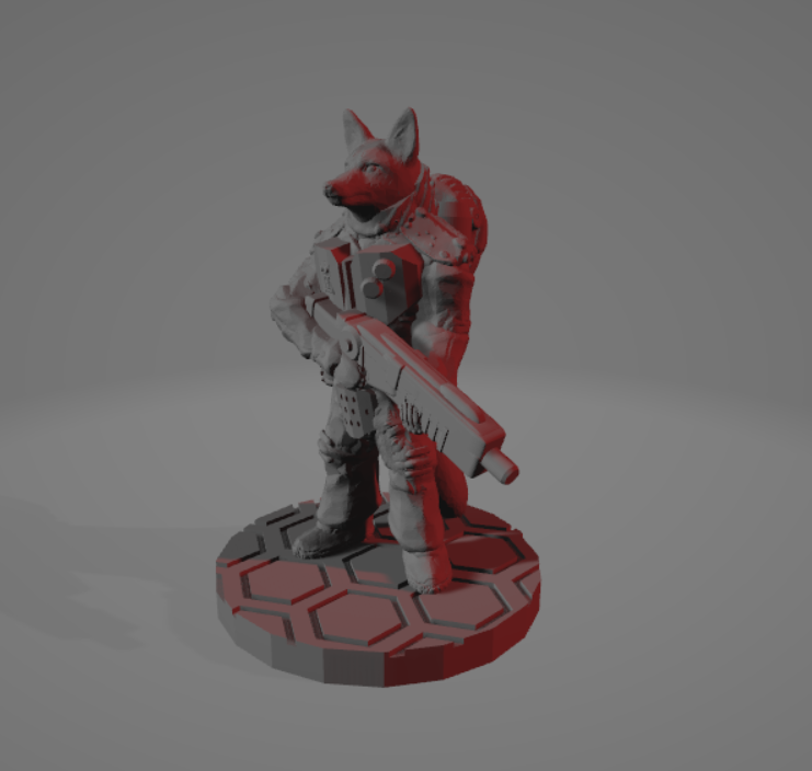 Kitsune Soldier For EP