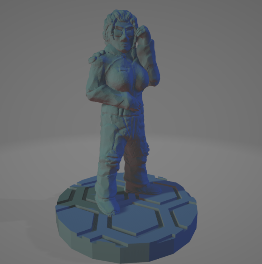 Lieutenant Izandra Copperfield, Galactic Navy Pilot