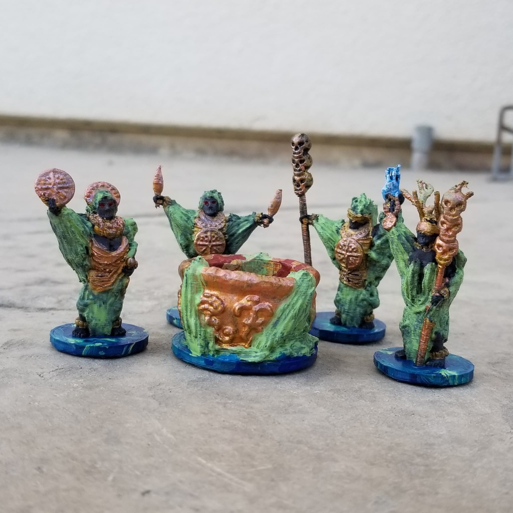 Bog Mummy Sun Cultists [NO SUPPORTS NEEDED] by Ellie_Valkyrie ...