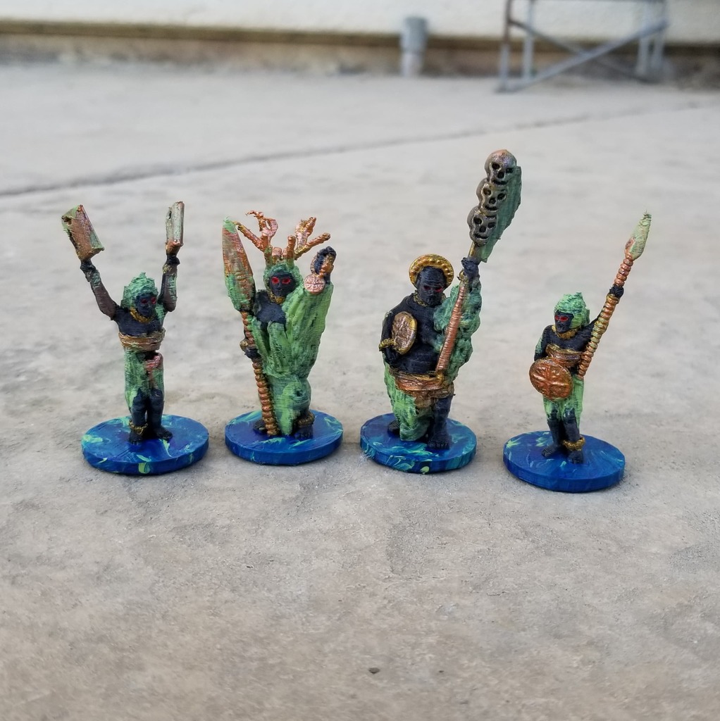 Bog Mummy Sun Cultists [NO SUPPORTS NEEDED] by Ellie_Valkyrie ...