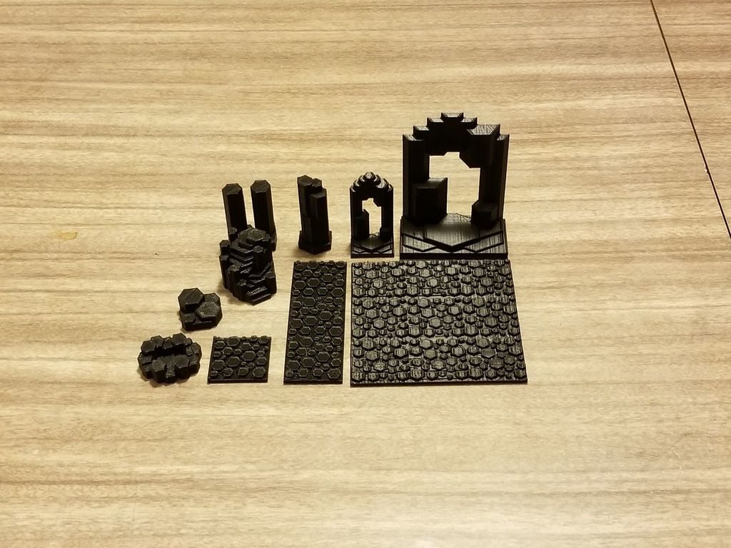 Volcanic Basalt Cavern (Compatible With Meepleverse)