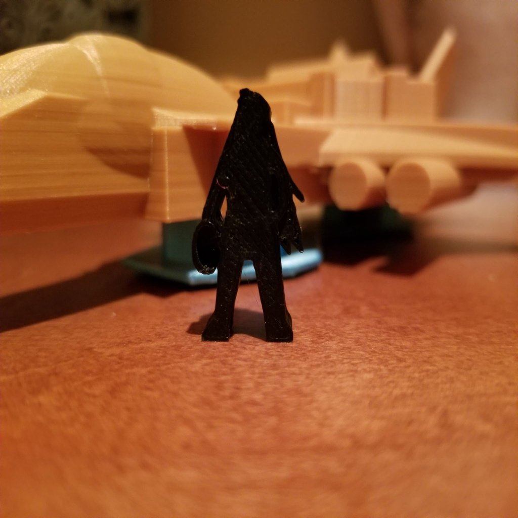 Cygnus War Meeples (Pack #1: Tessa and her Blasterchild)