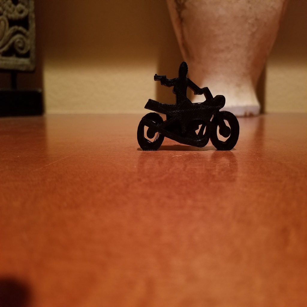 Miniatura 3 do modelo 3D Motorcycle Meeples