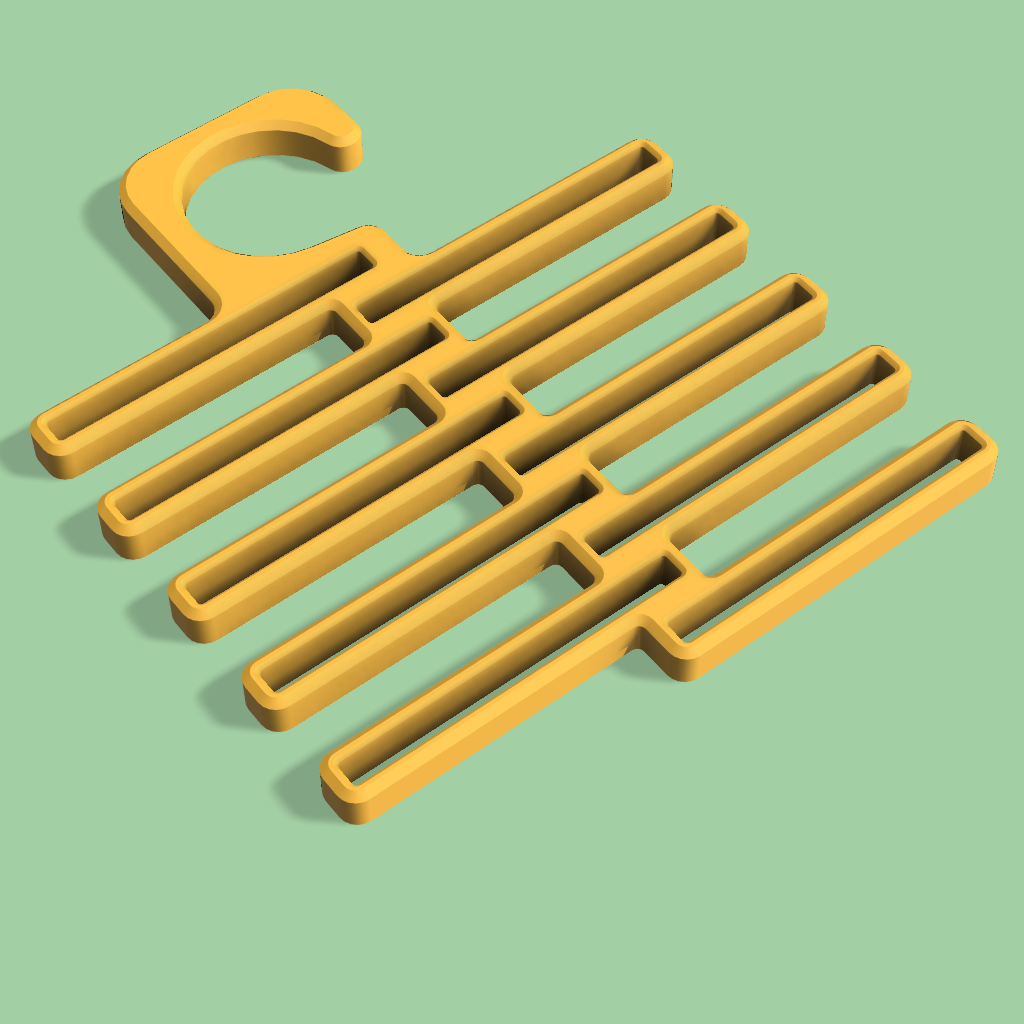 Tie Hanger by AlpacaBuilds Download free STL model