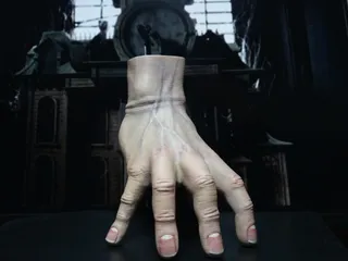 Thing Hand, Wednesday Addams, 3D Printed Hand Replica