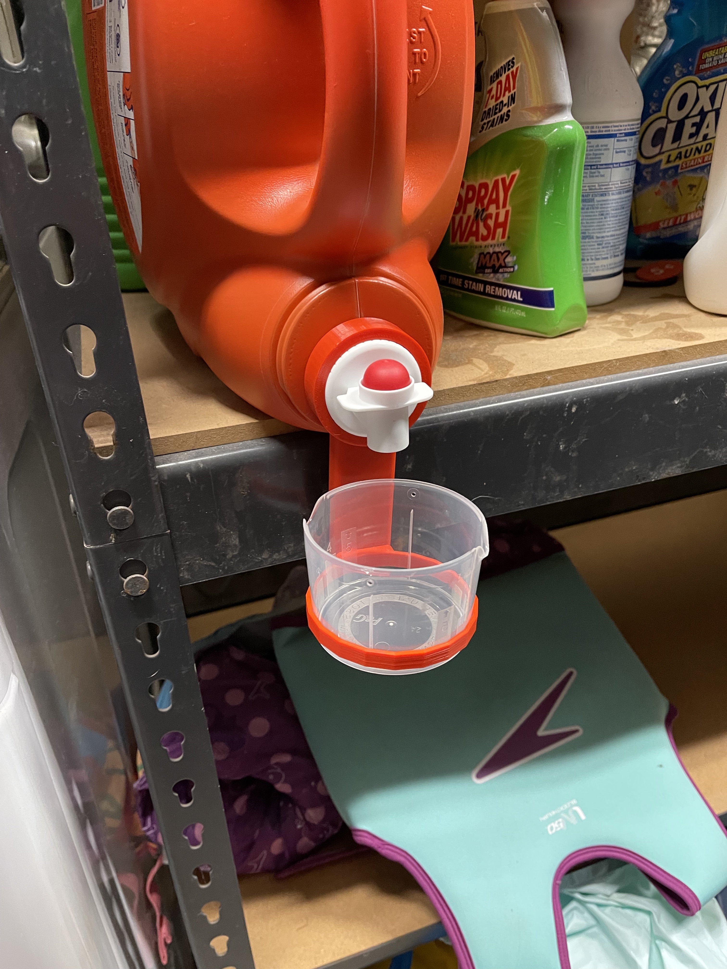 Remix of Detergent Cup Holder with Larger Ring