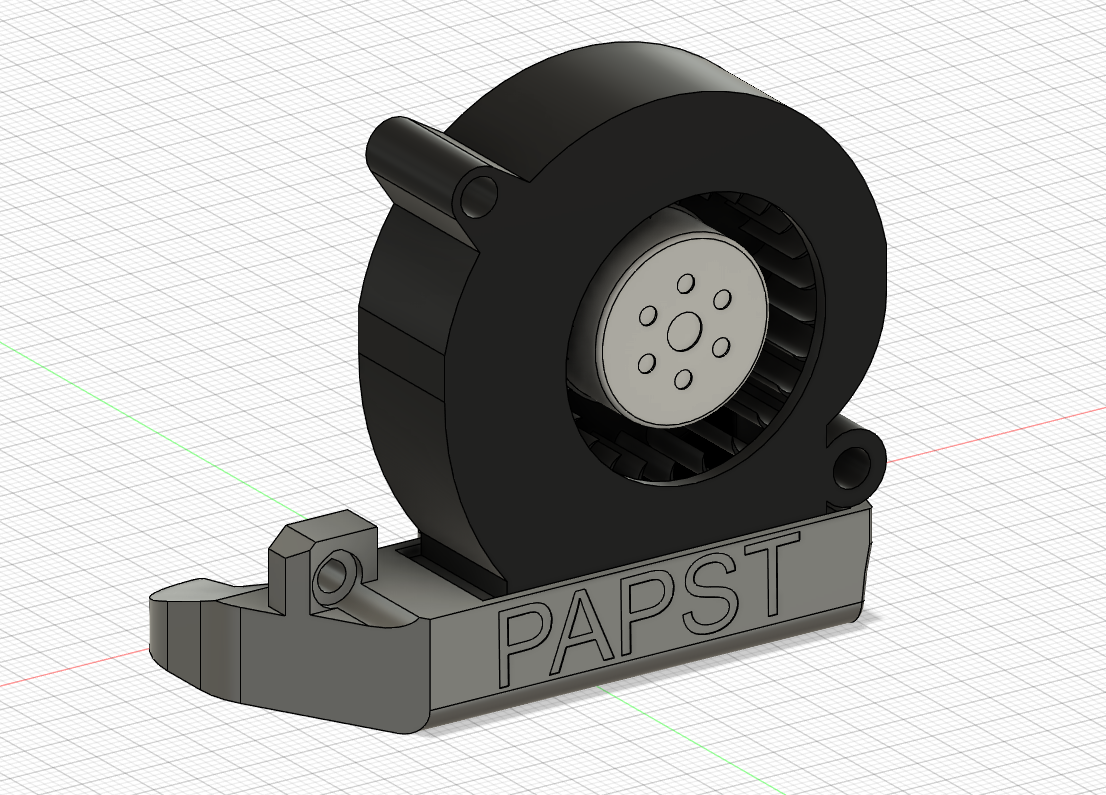 Bear Fan Duct for the EBM Papst RLF35