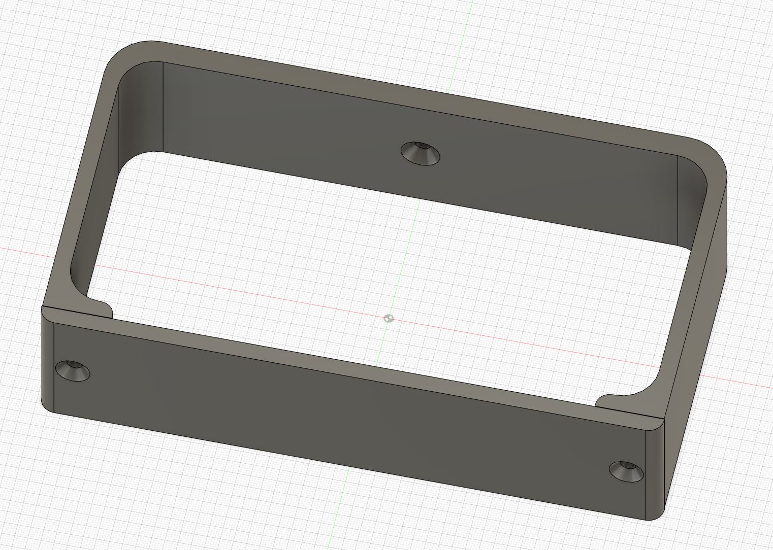 Wall support for rectangular 111x54mm ducting (Hornbach)