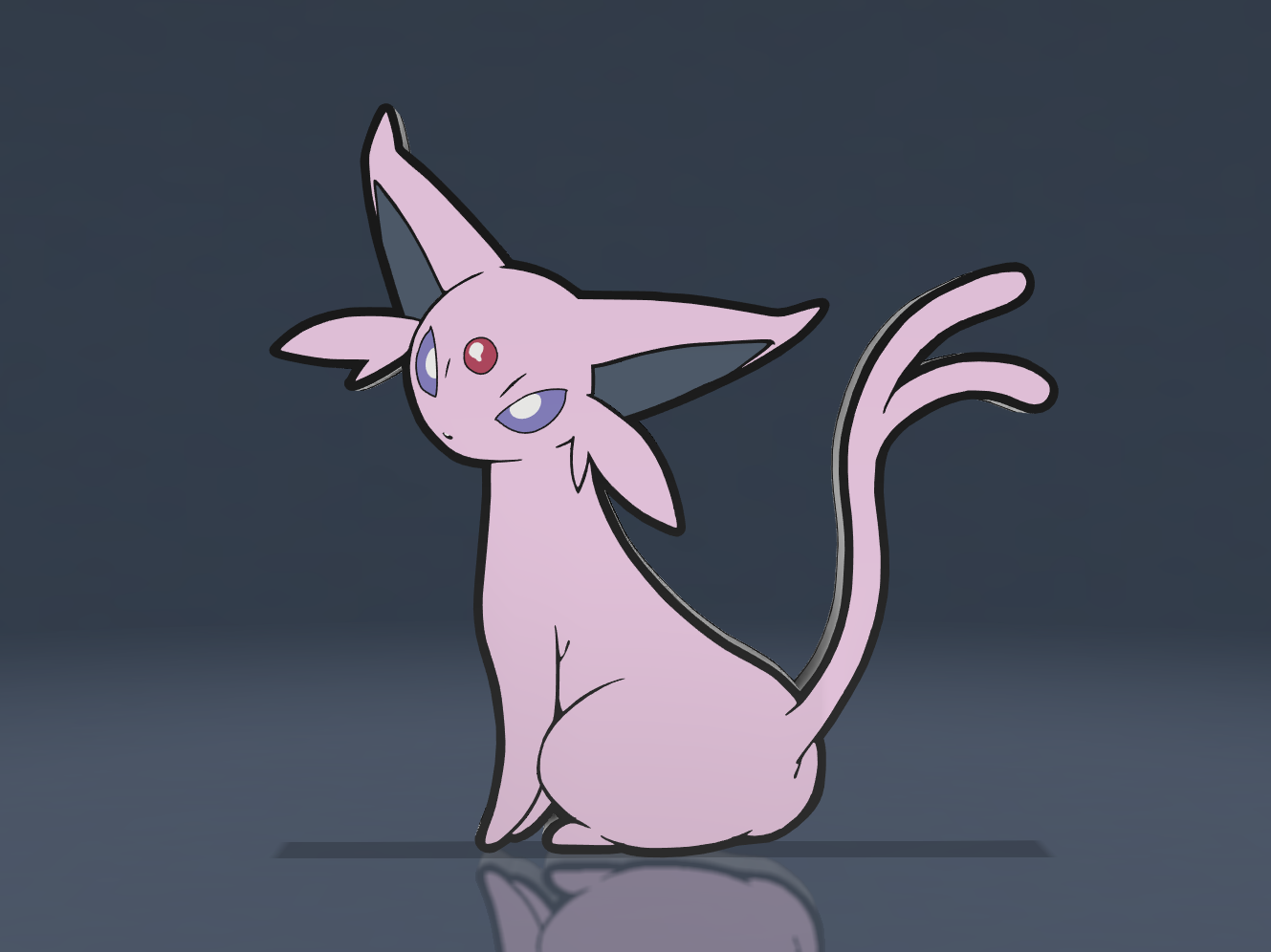 Espeon Lightbox By Sitsero 