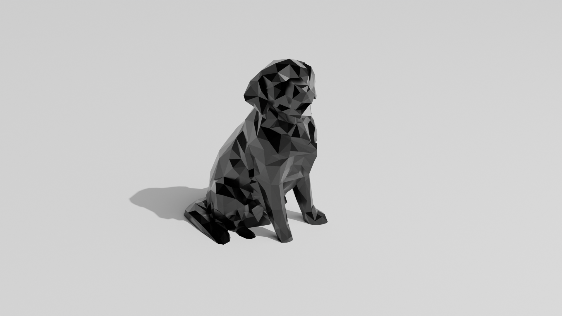Low Poly Golden Retriever por Divadis | Descargar modelo STL gratuito ...