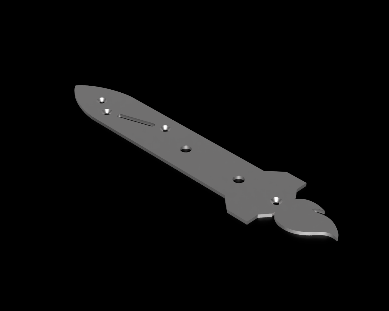Rocket Ship Telecaster Control Plate — miniatura 4