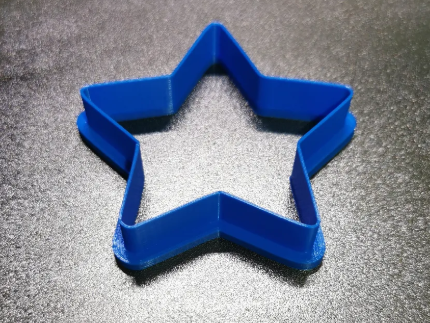 Star cookie cutter 3D model thumbnail