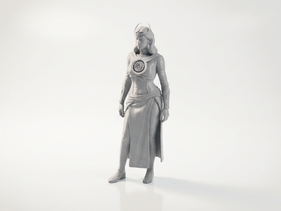 Queen V4 Fantasy Female Figurine 3D Printable