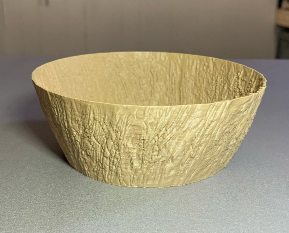 Wood grain bowl | Vase Mode