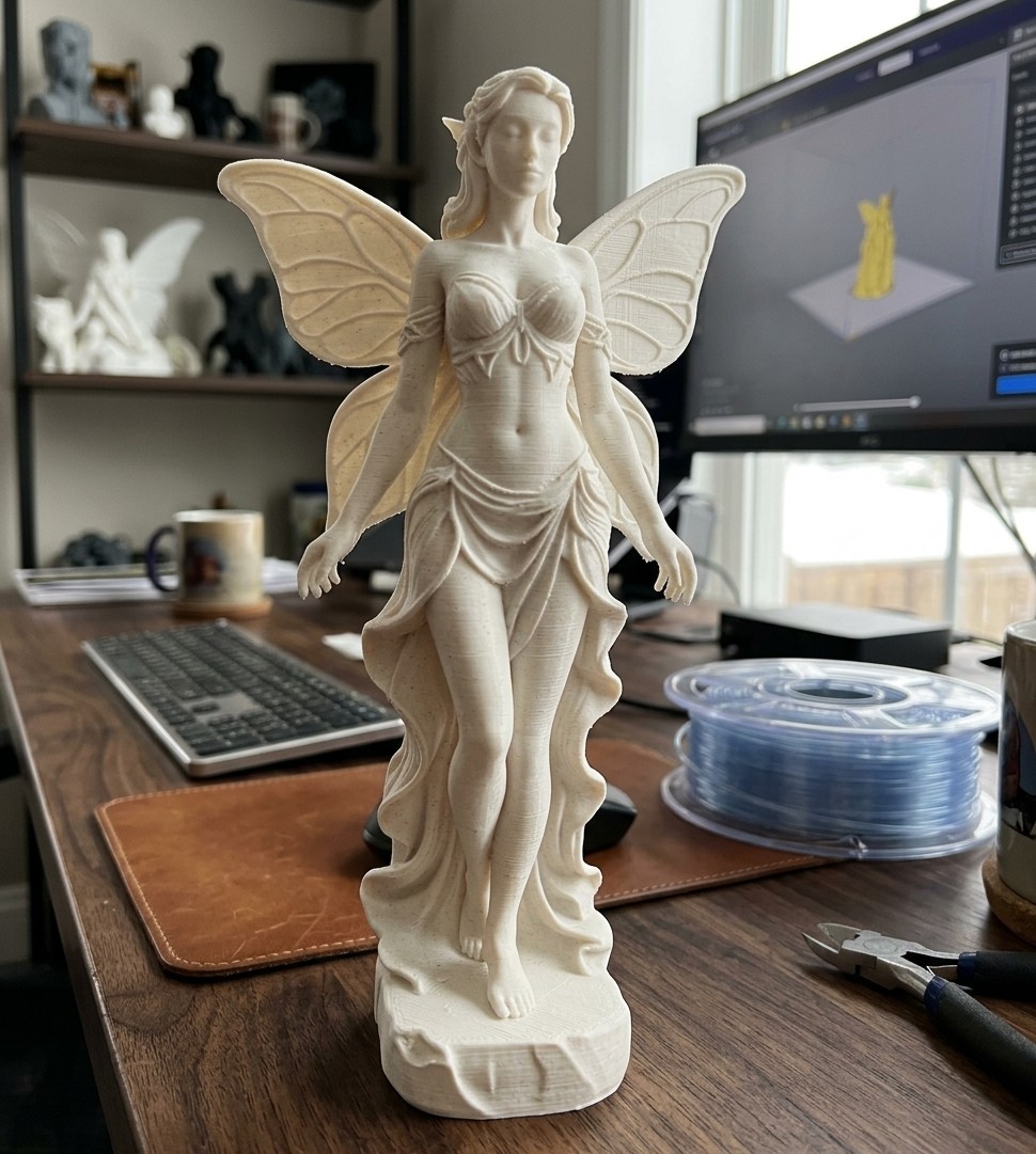 fairy statue