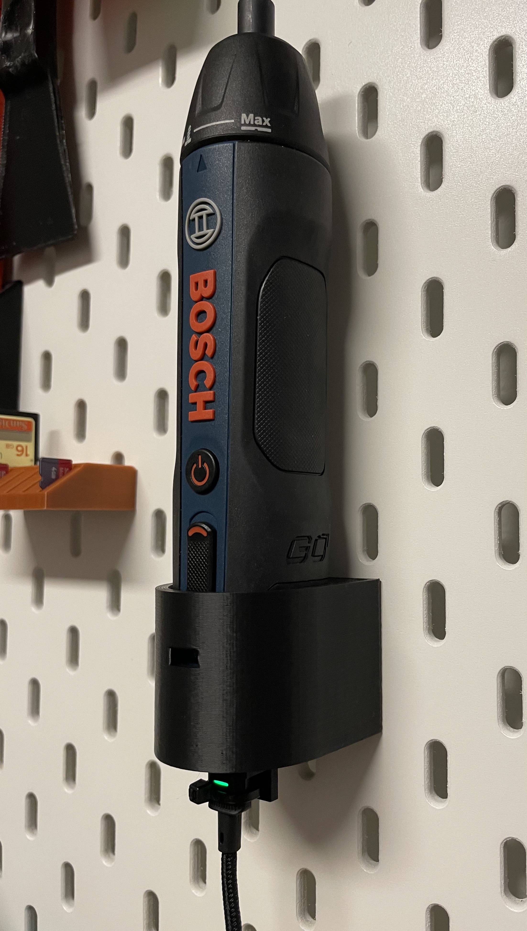 Bosch Professional Go with magnetic charging cable for IKEA Skadis