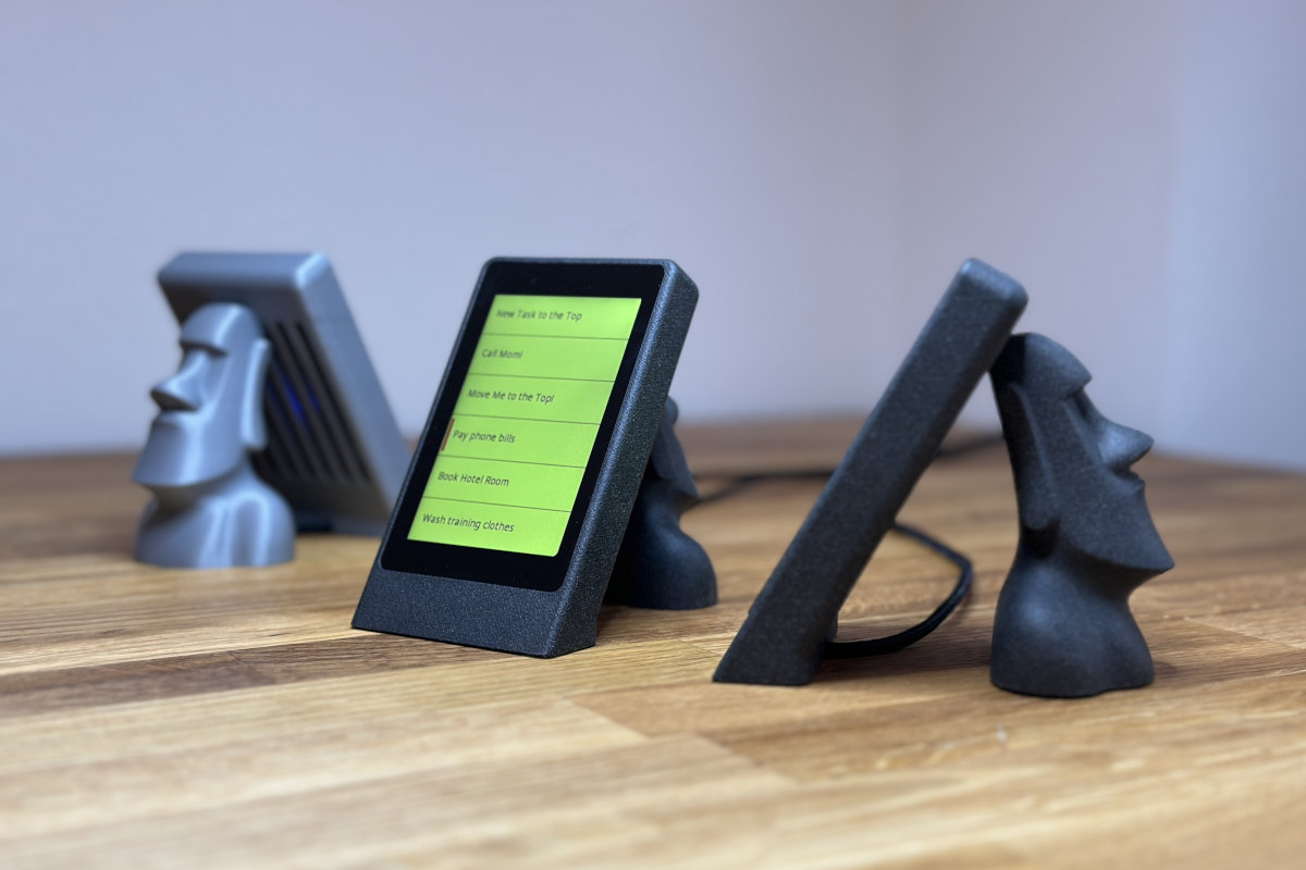 WT32 SC01 Plus Stand, Moai Edition by FriendlyStack | Download free STL ...