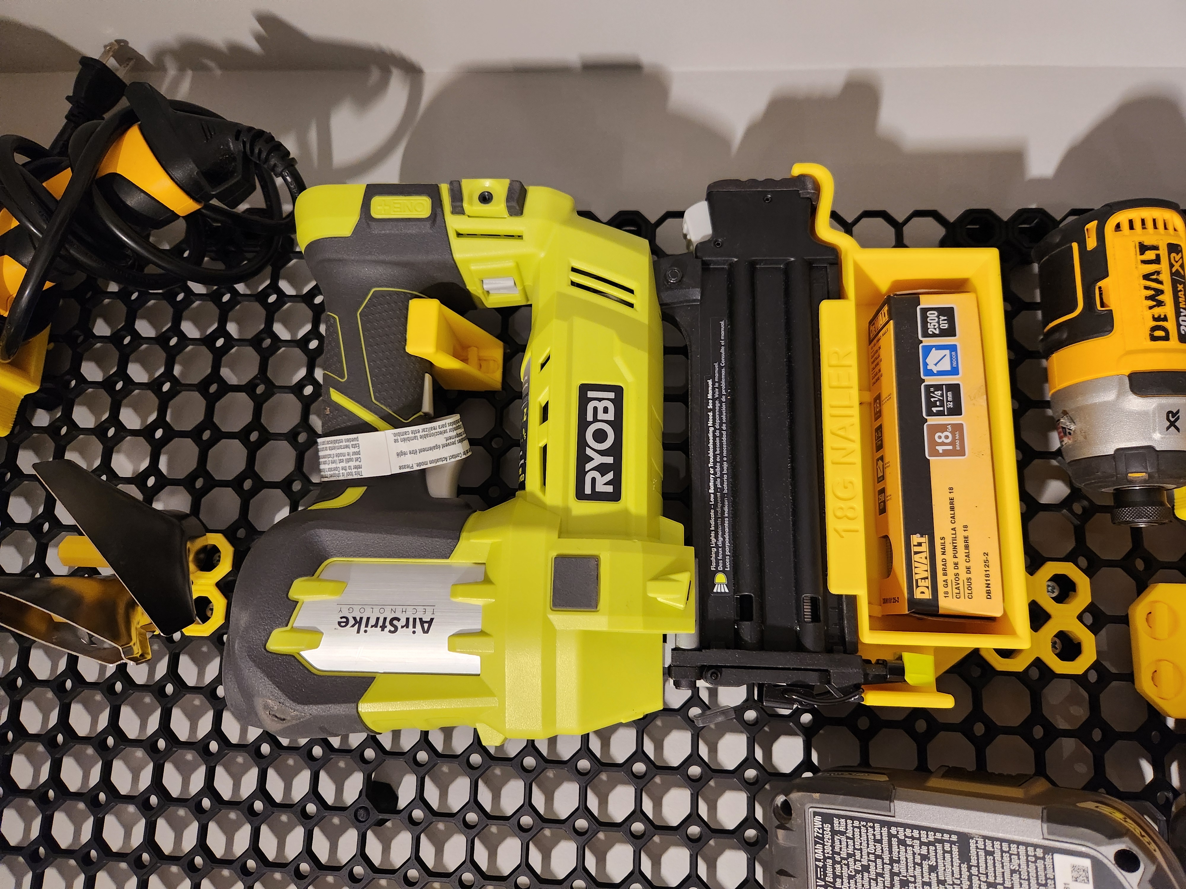 Ryobi Brad Nailer mount for Multiboard
