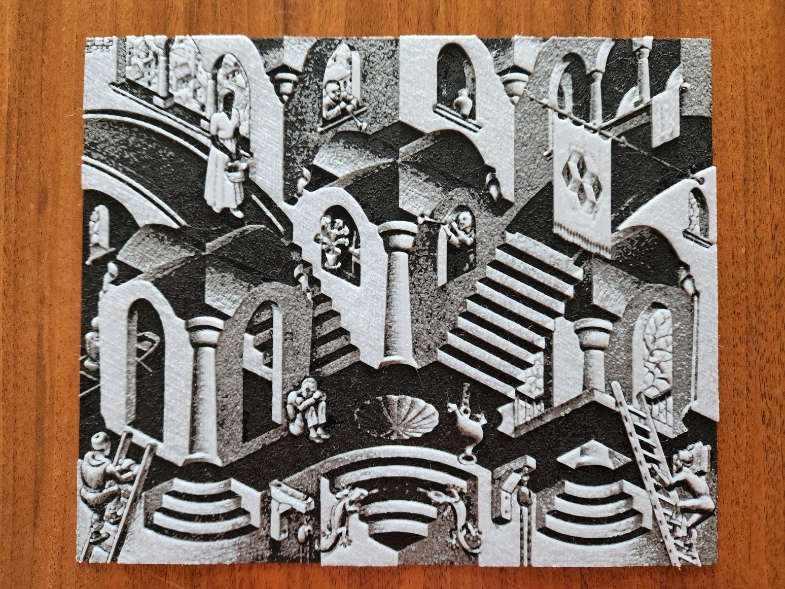 M. C. Escher's Convex and Concave - HueForge