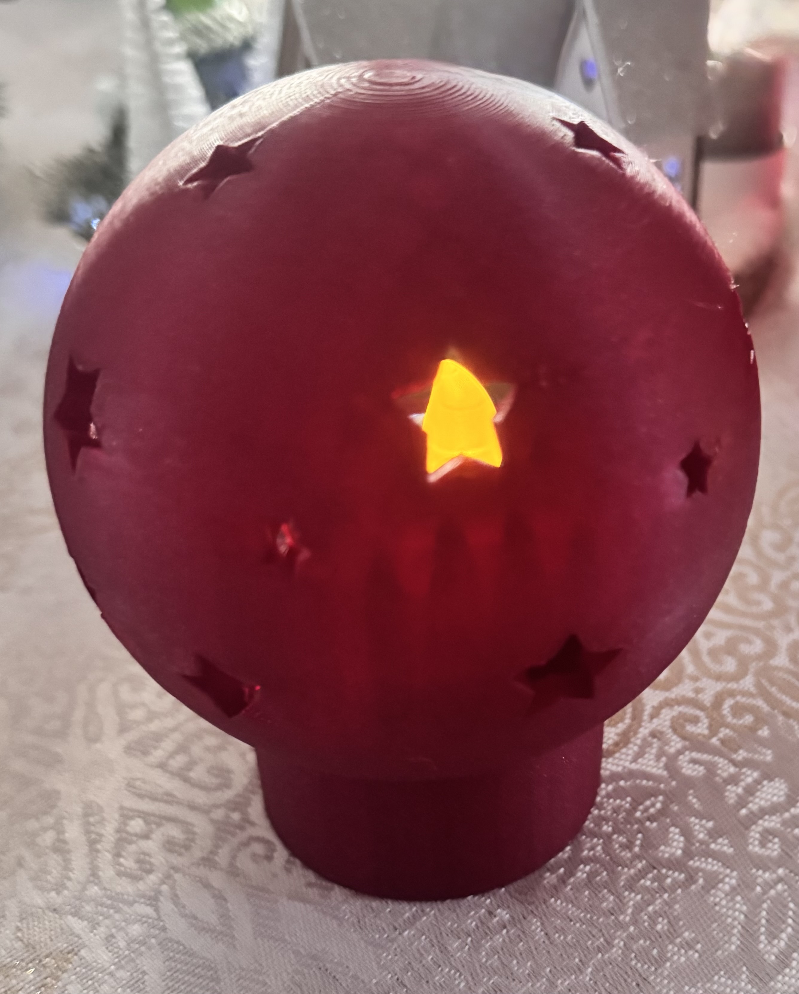 LED candle holder