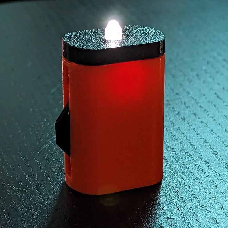 Portable LED Flashlight by Hugo Reinaldo | Download free STL model ...