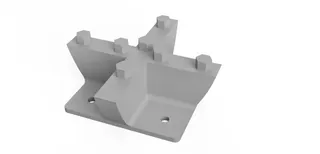 Vesa 75x75 wall mount by VSP, Download free STL model