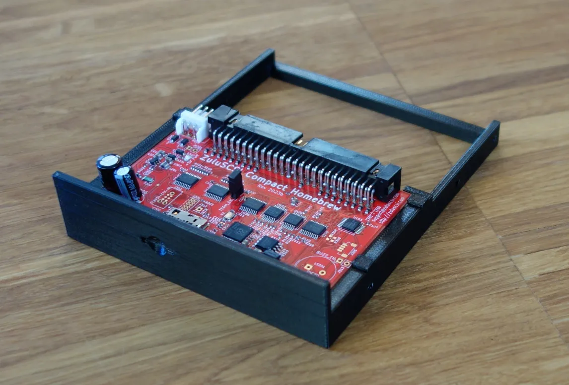 ZuluSCSI Compact RP2040 floppy drive (fdd) frame by