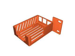Raspberry Pi 5 Rack mount by LittleProgrammer | Download free STL model ...