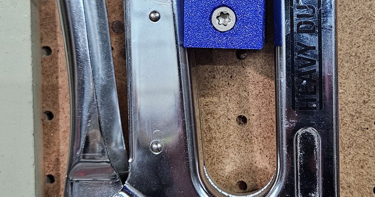 Staple Gun Holder Wall Mounted by blackjackbender Download free STL