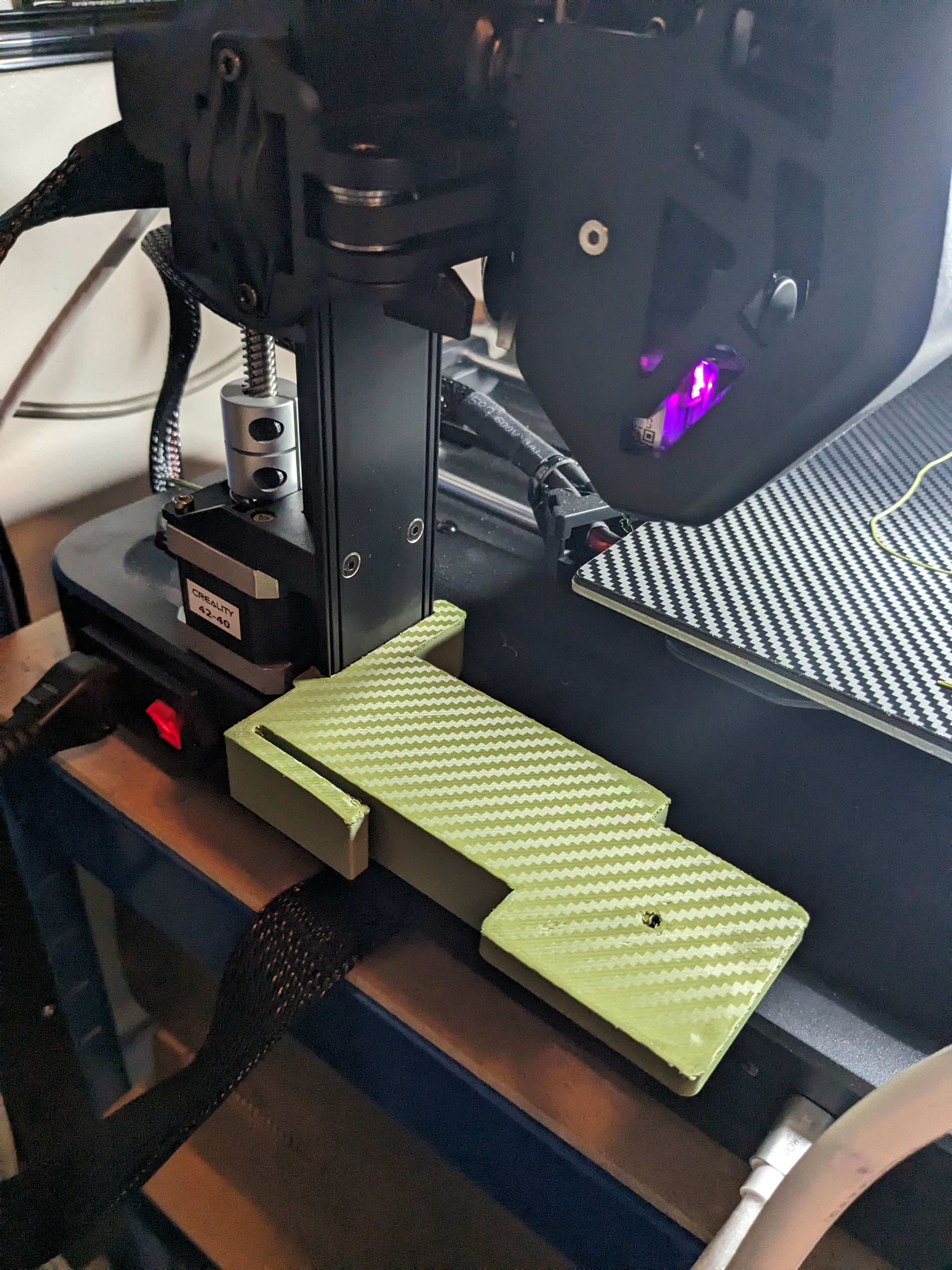 Remix - No Support Ender 3 v3 se camera mount with cable clip
