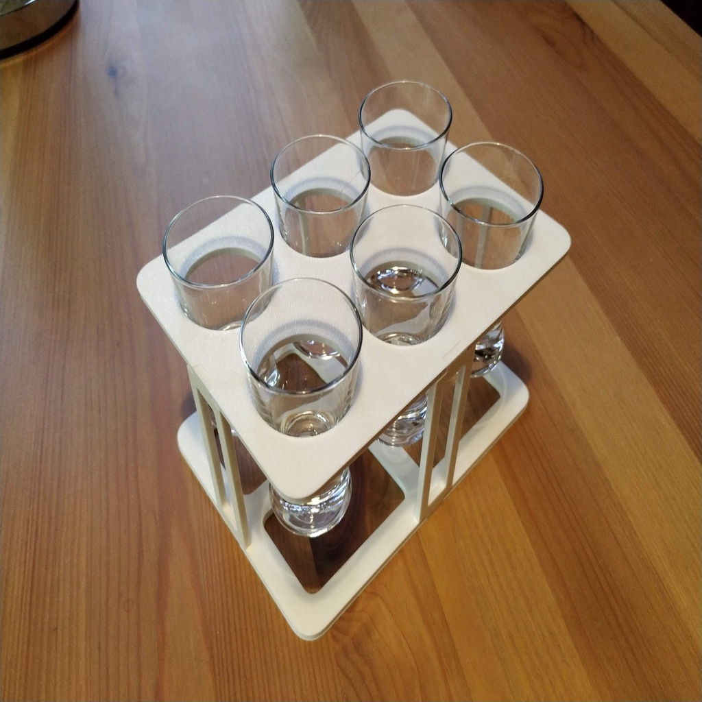Holder for shot glasses