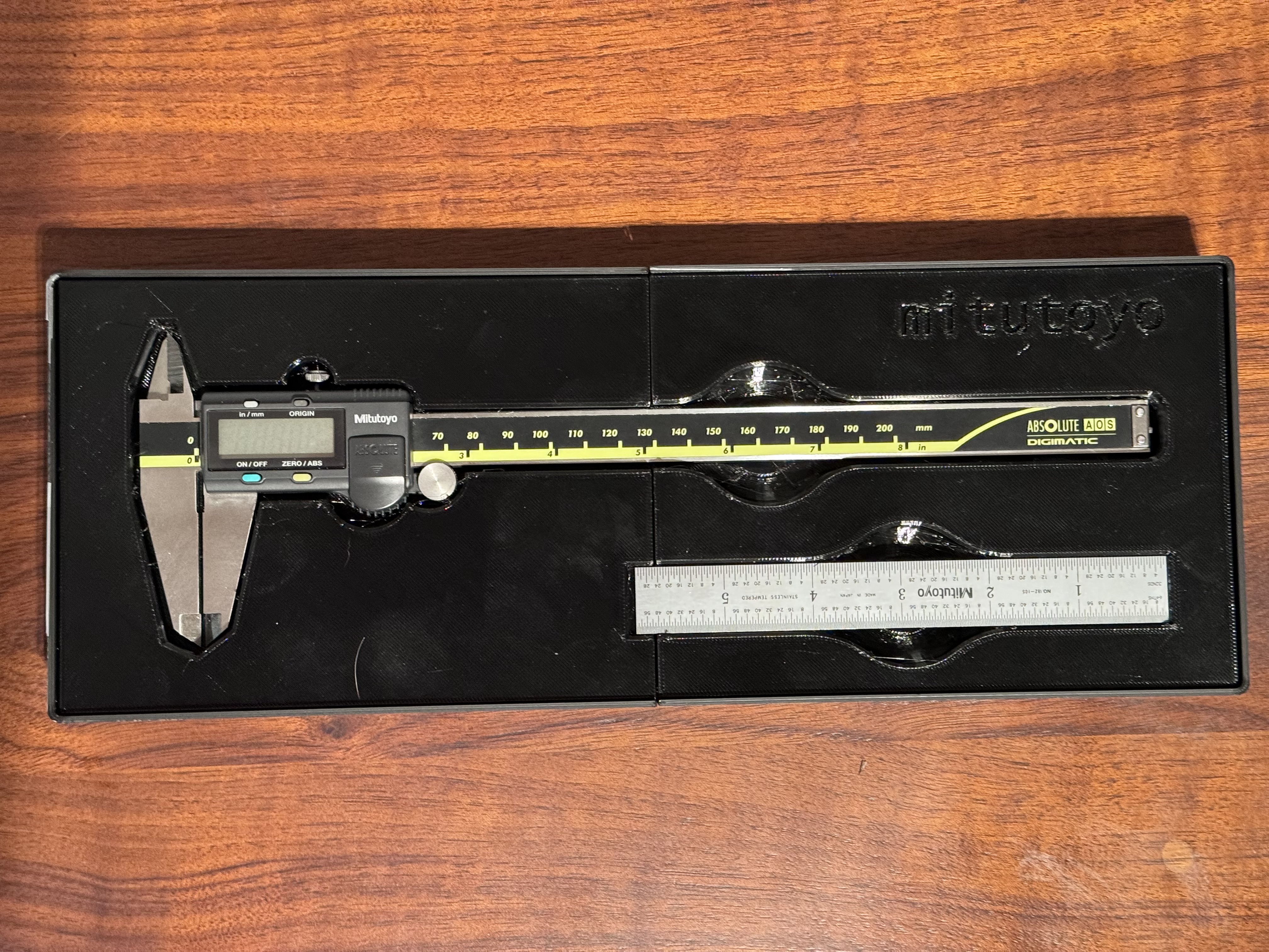 Gridfinity Bin for Mitutoyo 50019730 Caliper 20cm 8inch by andrepadua