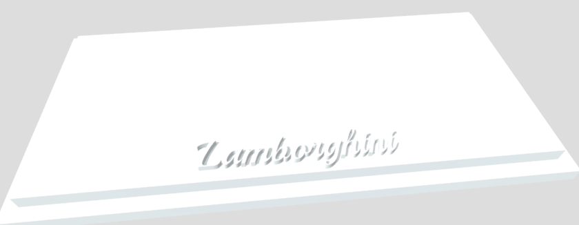 Scale 1:32 cars expositor logo Lamborghini