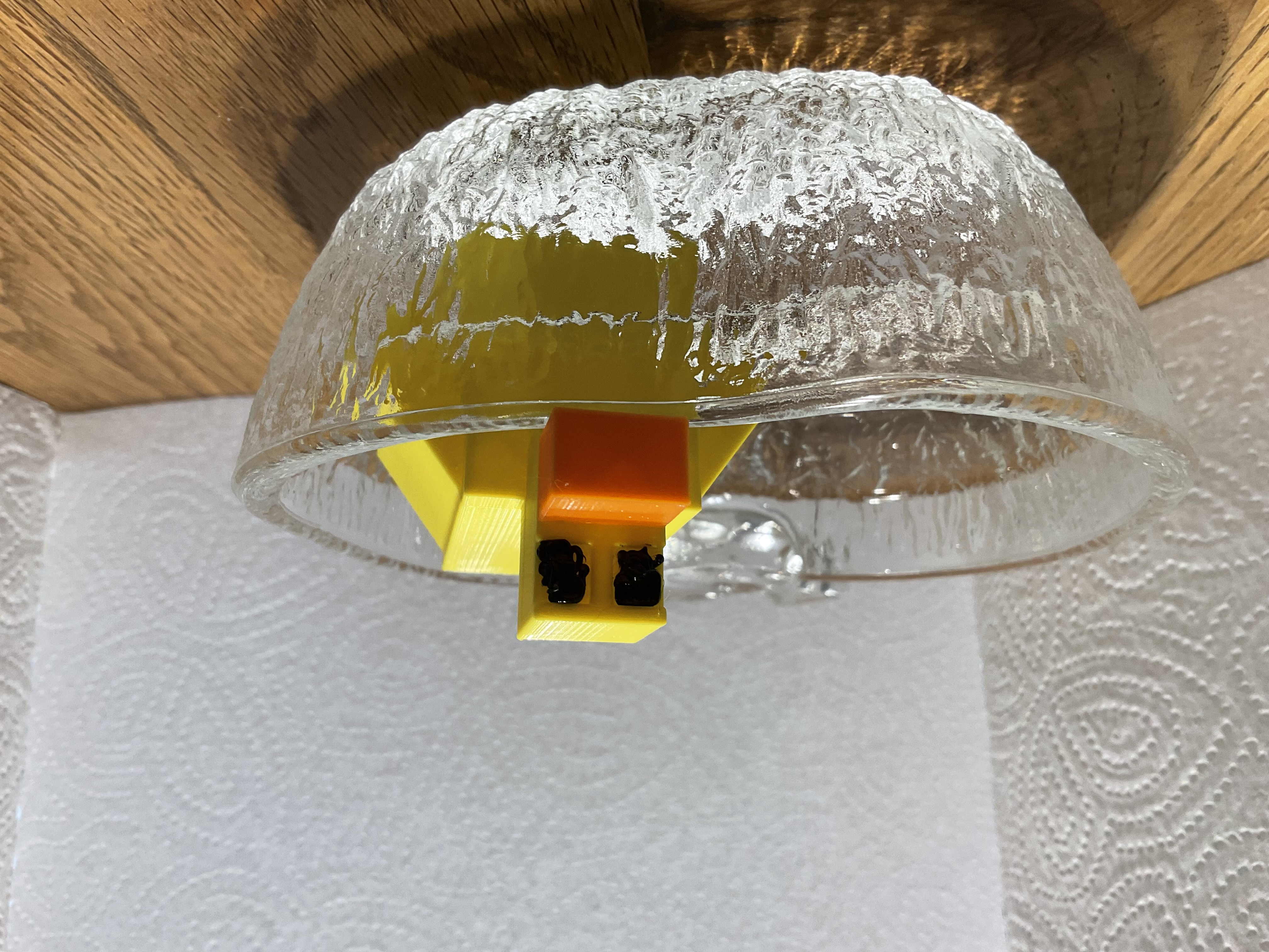Minecraft Ente für die Badewanne