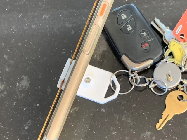 Compact Adjustable Phone Stand for Keychain