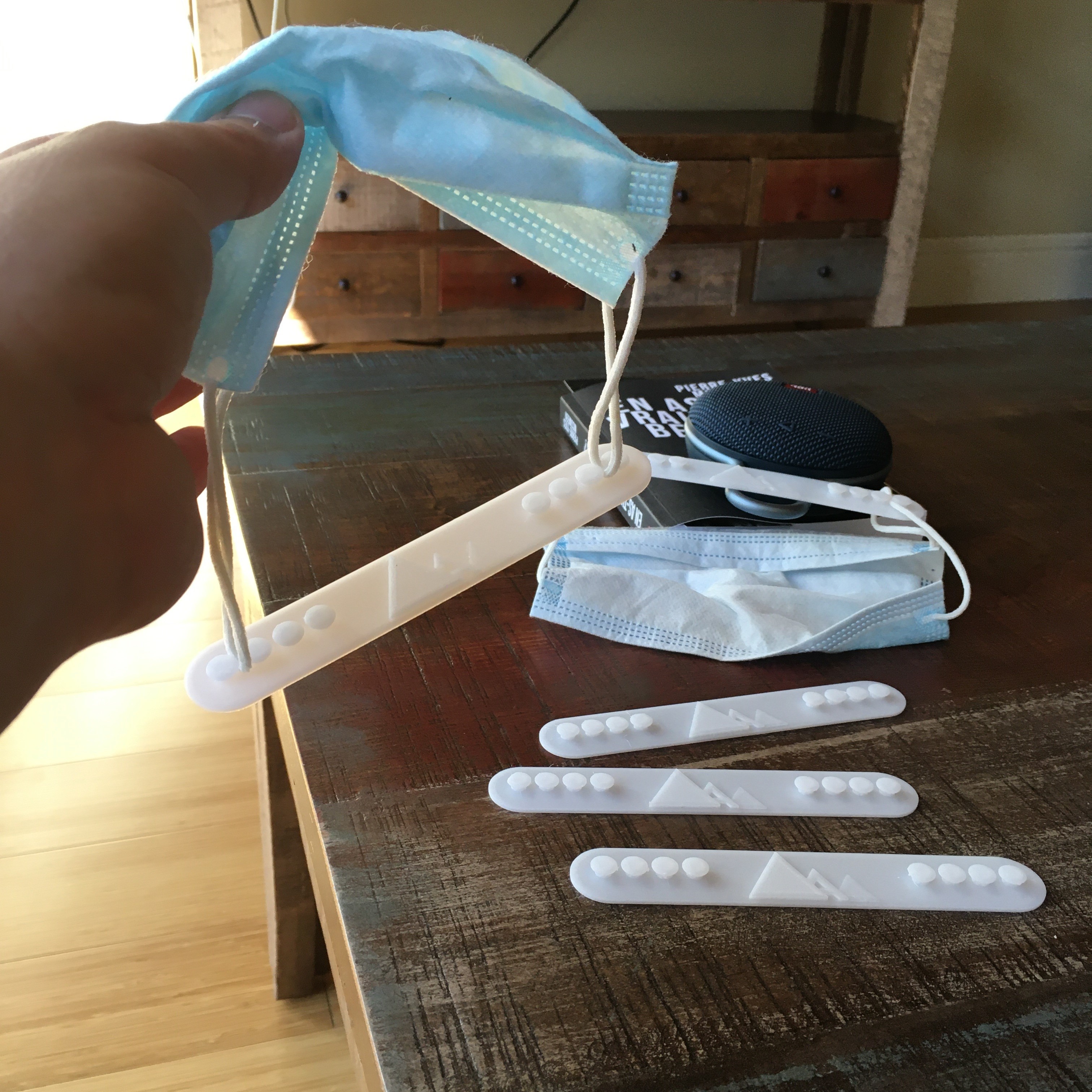 Surgical mask strap for everyday use