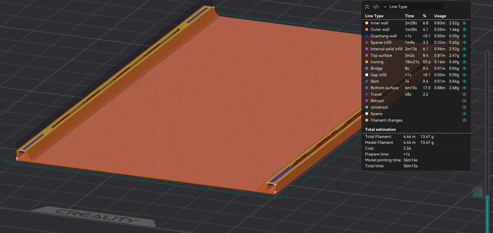 Ultra minimalistic spool antiroll for shelf