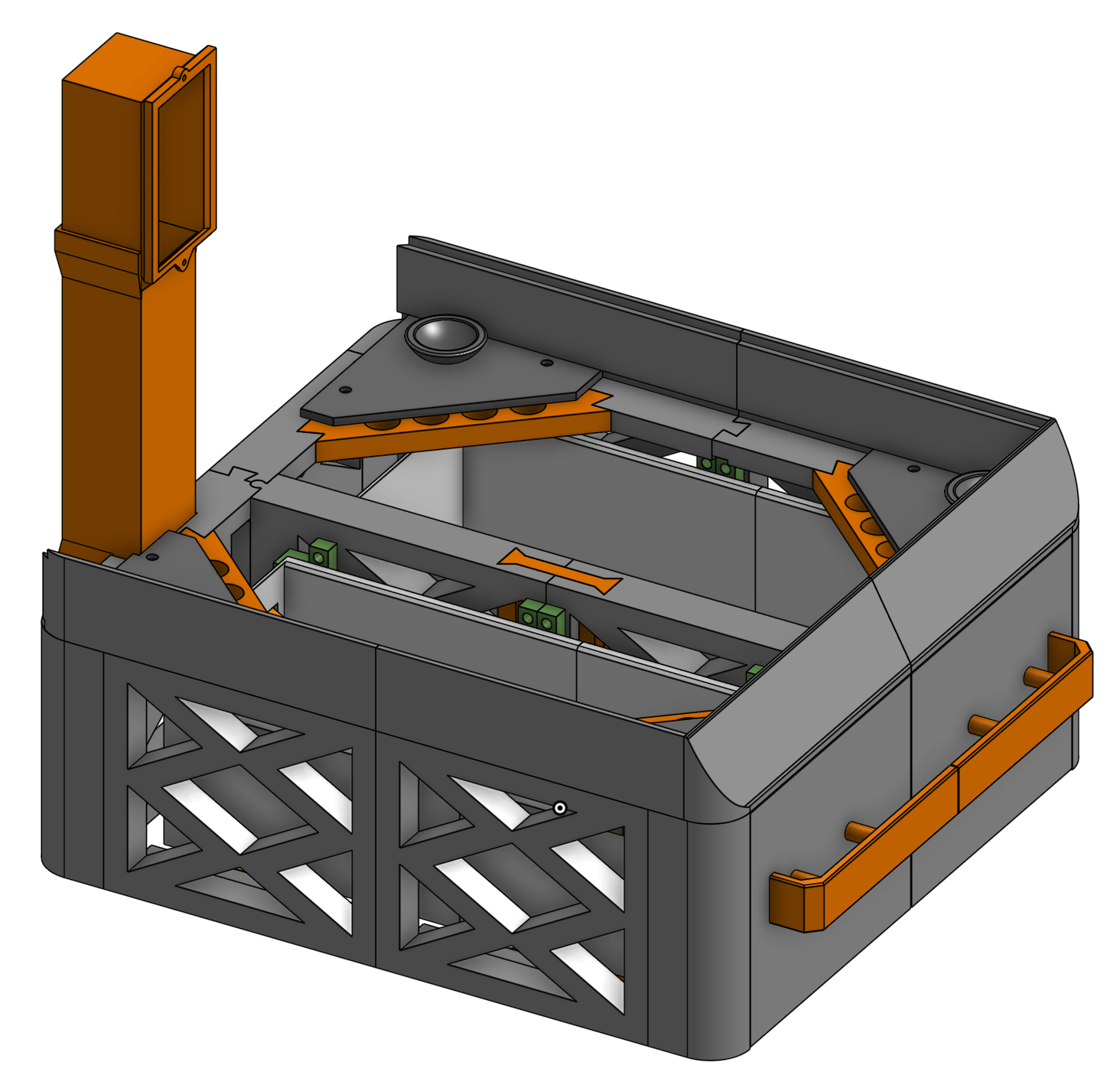 Bambu Lab P1P Stand/Riser with Drawers by Wiz3D | Download free STL ...
