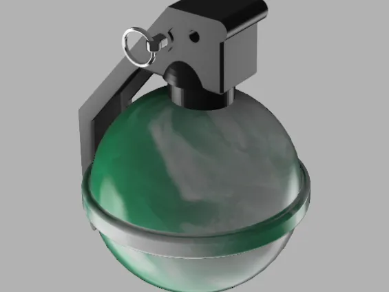 Bath Bomb Decor - Grenade Topper